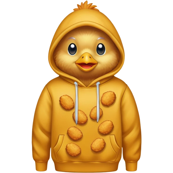 Chicken nugget hoodie  emoji