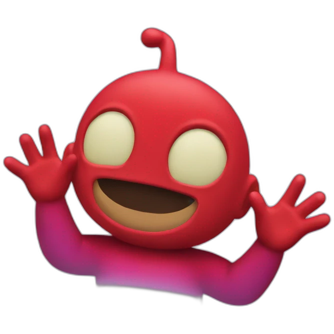 The teletubbies red emoji