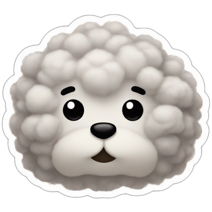 FLUMPS written in fluffy style emoji