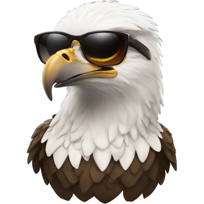 Eagle with sunglasses  emoji