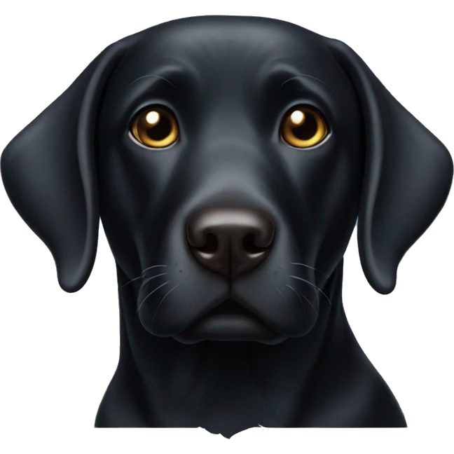 Black Labrador emoji