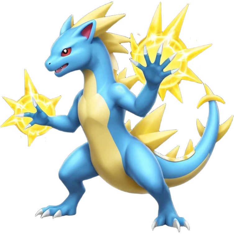 Electrike-Manectric-Salamence-fusion (full body) emoji