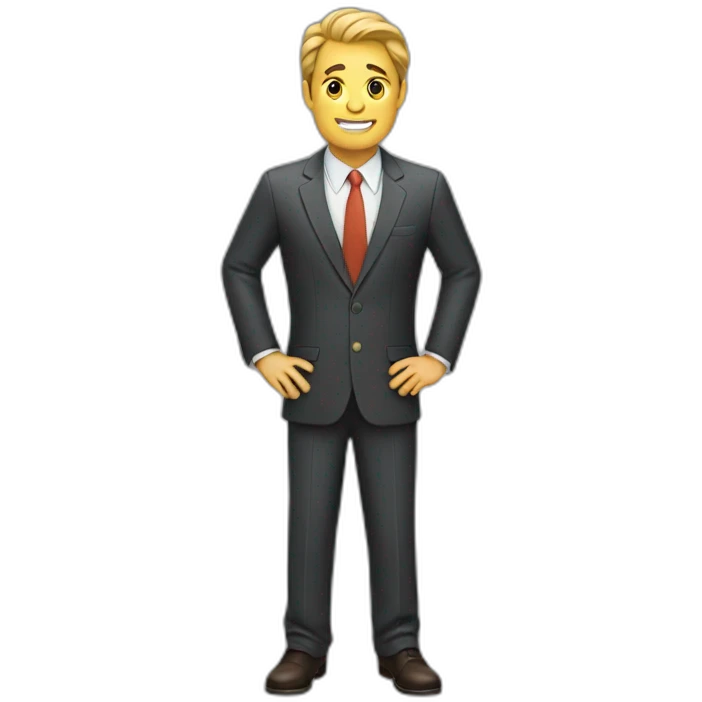trading businessman emoji