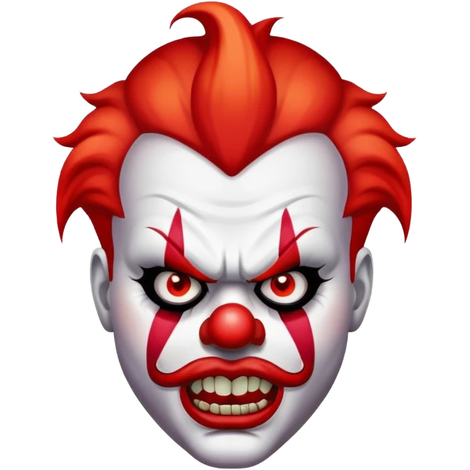 🤬+🤡 emoji
