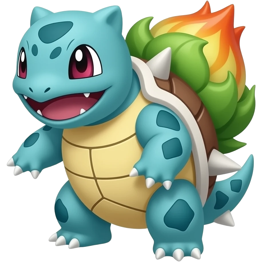 Venusaur-Blastoise-hybrid-fusion emoji