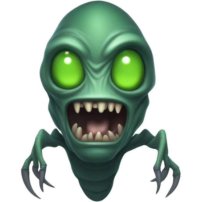 scary alien emoji