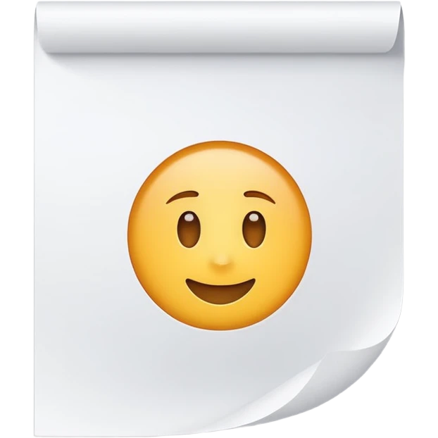 paper with test emoji