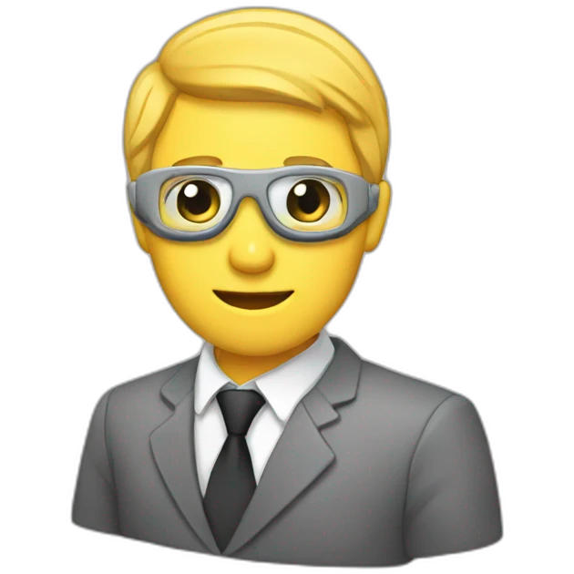 work at computer emoji