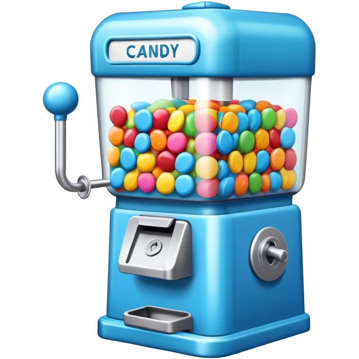 blue Candy machine emoji