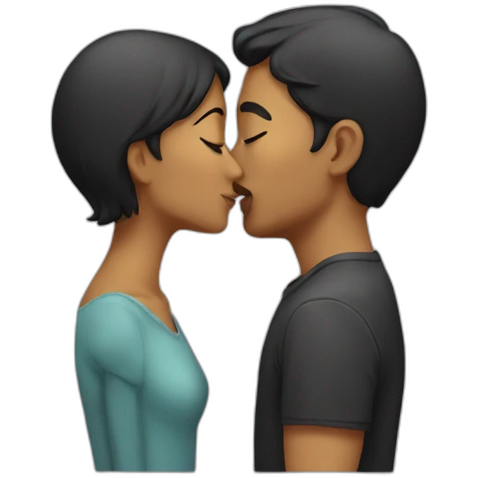 kissing emoji