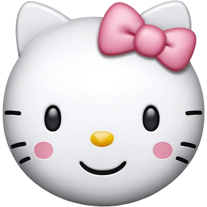 Hello kitty emoji emoji
