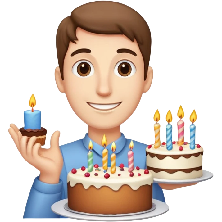 Longest with birthday xake emoji