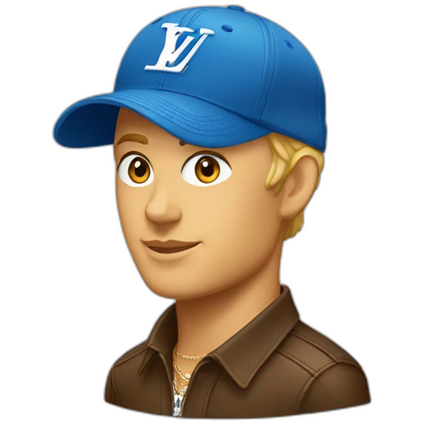 Louis Vuitton cap emoji