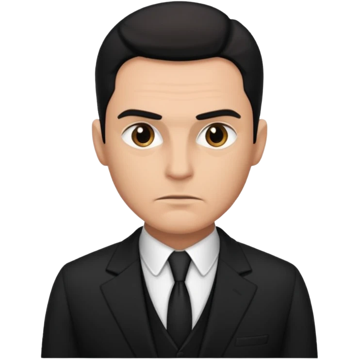 men in suit like mobsters emoji