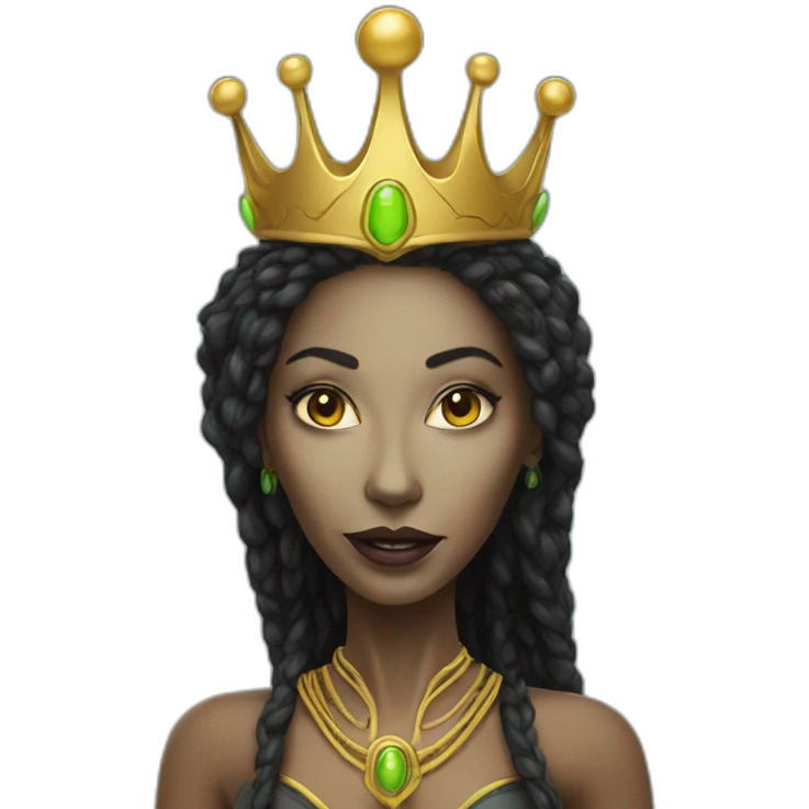 Queen alien emoji