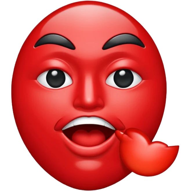 Kiss mark emoji