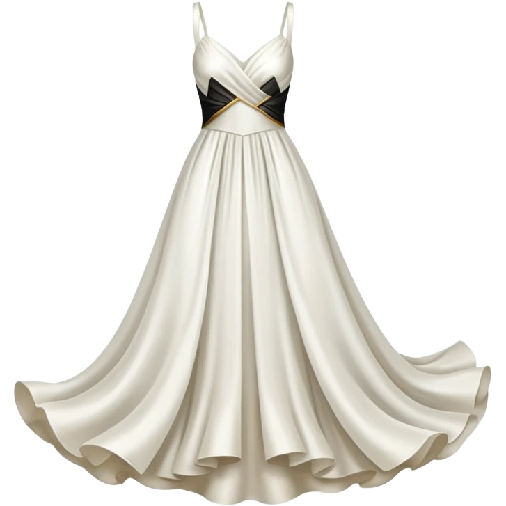 A white dress emoji