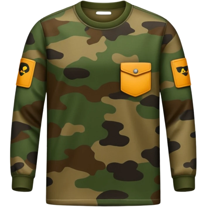 camouflage shirt emoji