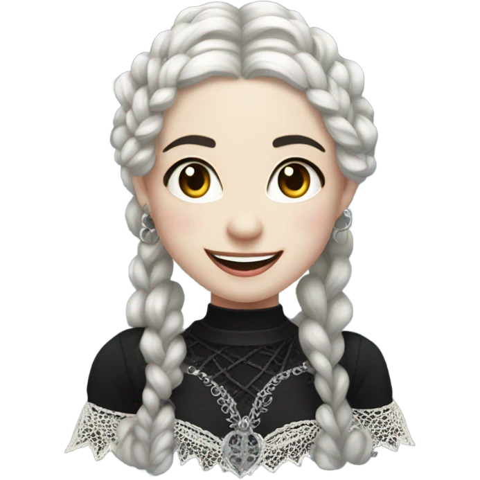 Gothic laughing  emoji