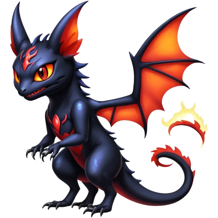 Shiny Epic Badass Gothic Noibat-Salandit-Litten-Hybrid emoji