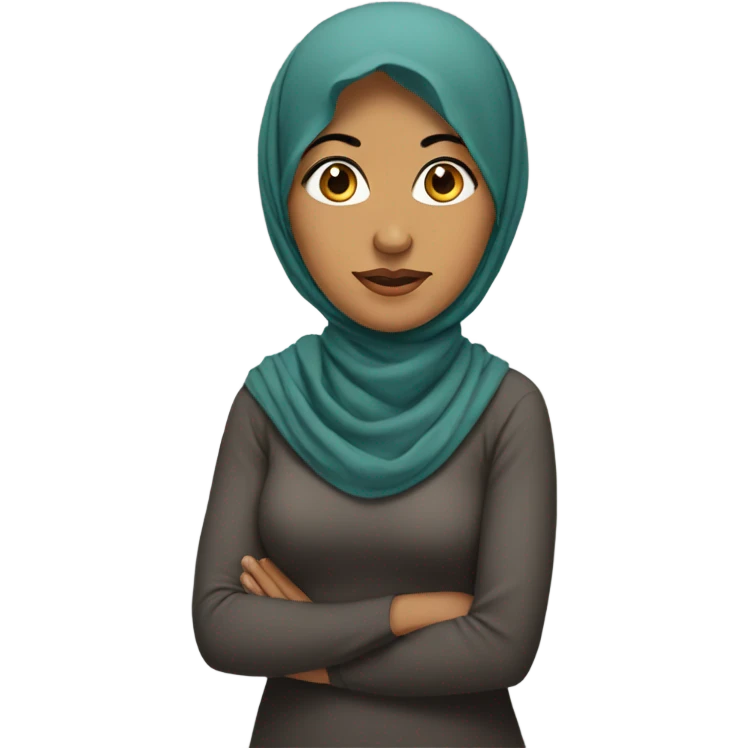 bengali woman with black hair and headscarf  emoji