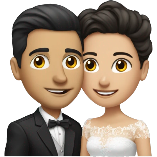 Simón Vargas Morales y  Nath Campos se casan  emoji