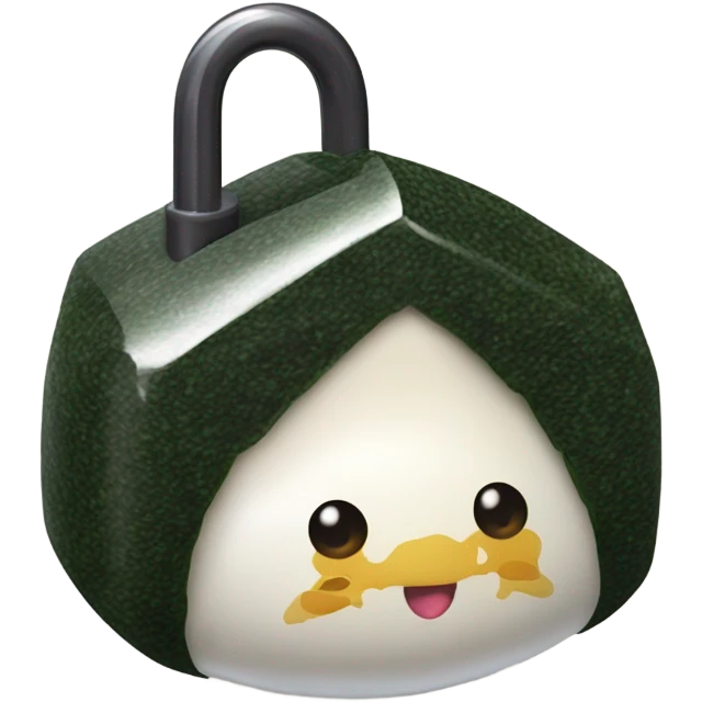 Onigiri lock emoji