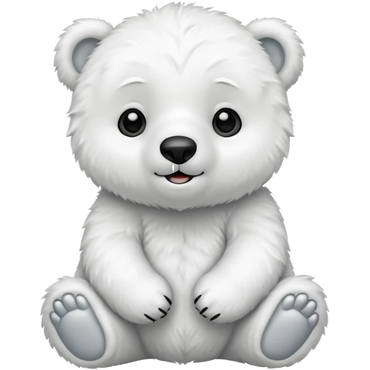 a baby polar bear



















 emoji