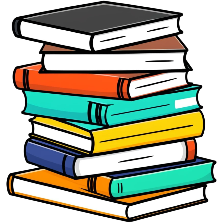 pile of many books emoji
