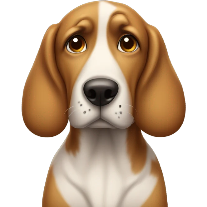 Sad dog emoji