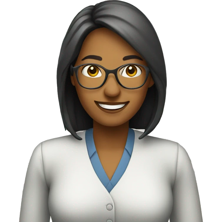Teacher woman happy emoji