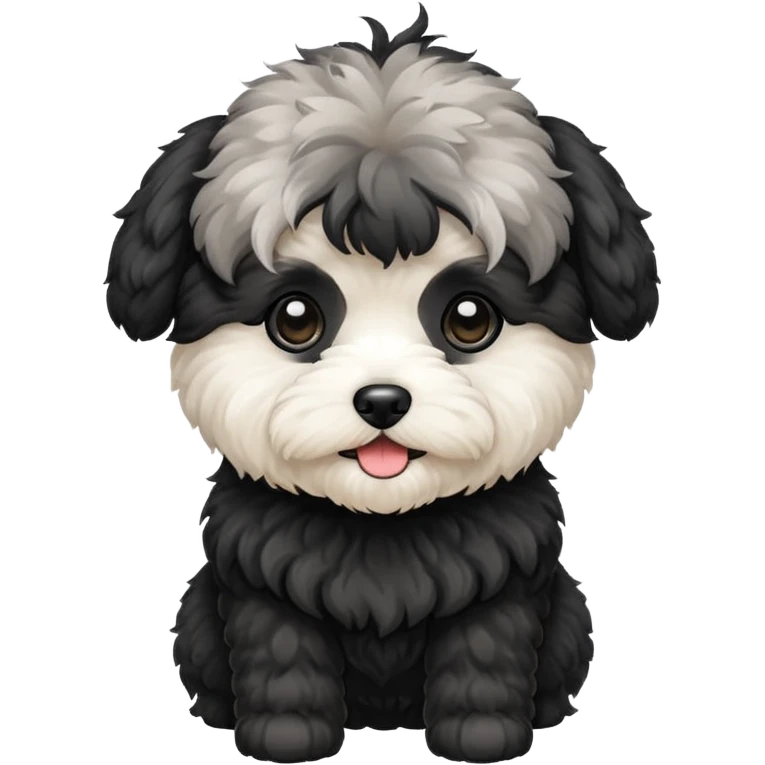 Maltipoo black  emoji