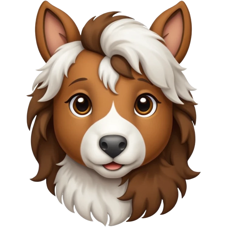horse/puppy combined emoji