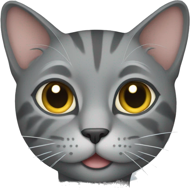 gray cat emoji
