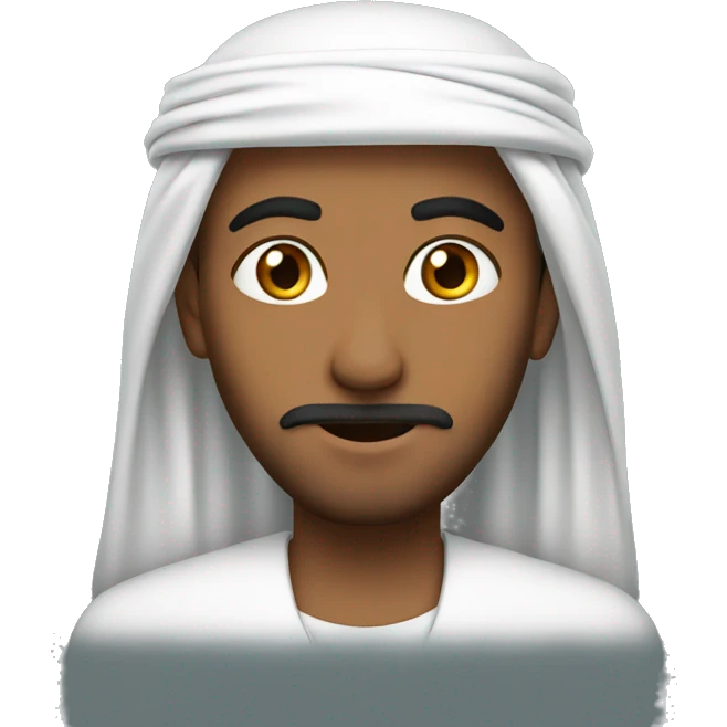 Cara de un arabe emoji