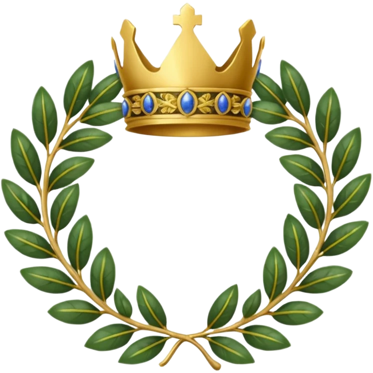 The number that took 23 place was decorated with an imperial laurel wreath emoji