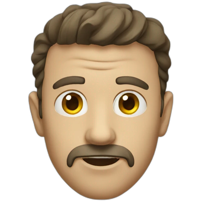 a cursed man emoji