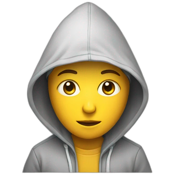 ai with hoodie and a macbook emoji