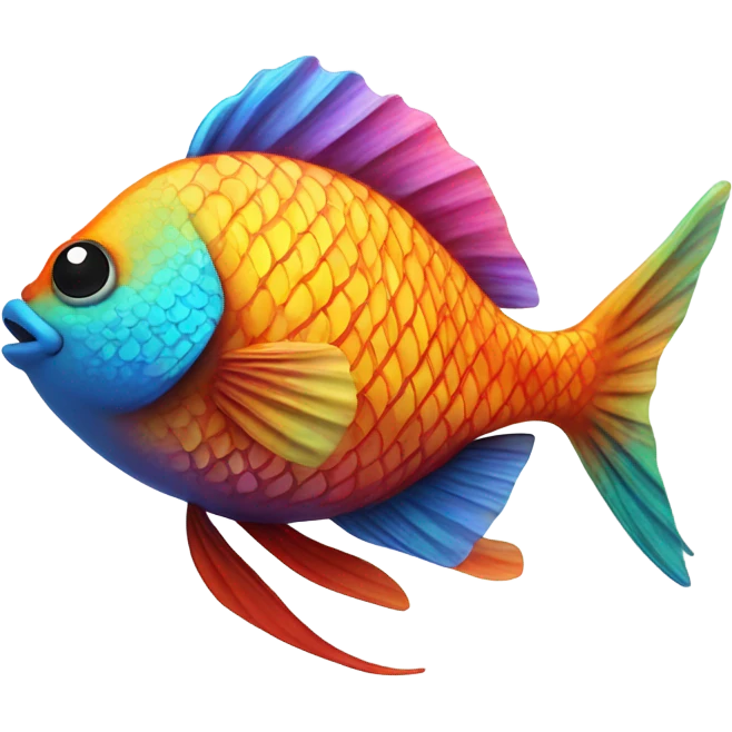Dancing fish emoji