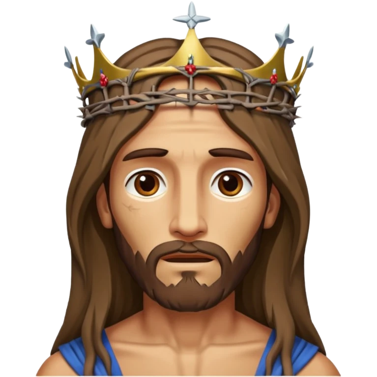 распятый Иисус на кресте  emoji