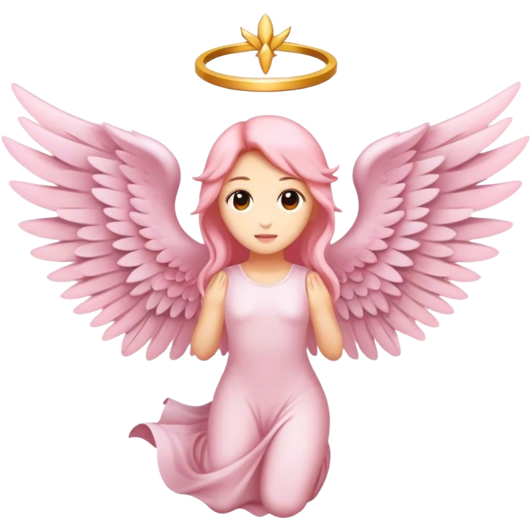 6 winged seraphim light pink emoji