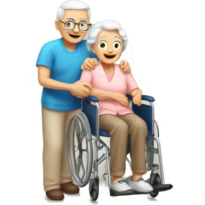 helping the elderly emoji
