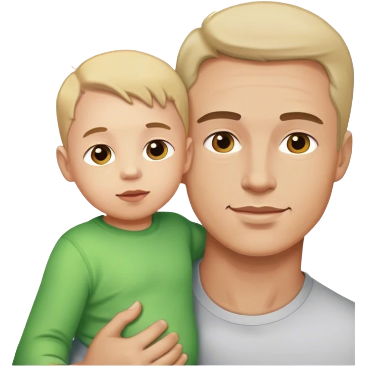 man with kid emoji