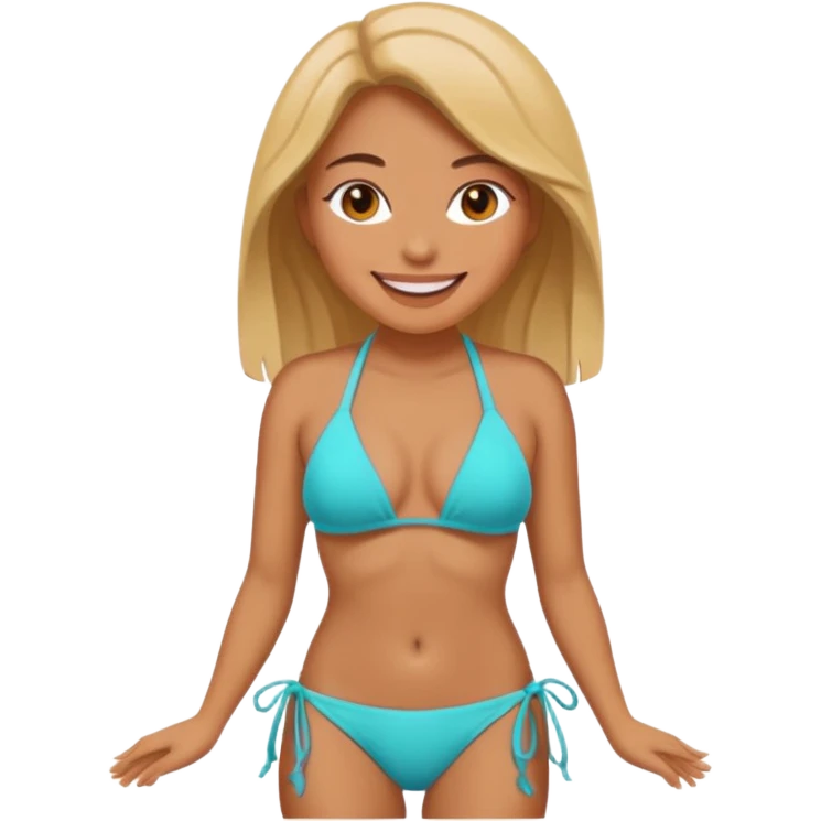👙🧍🏼‍♀️ emoji