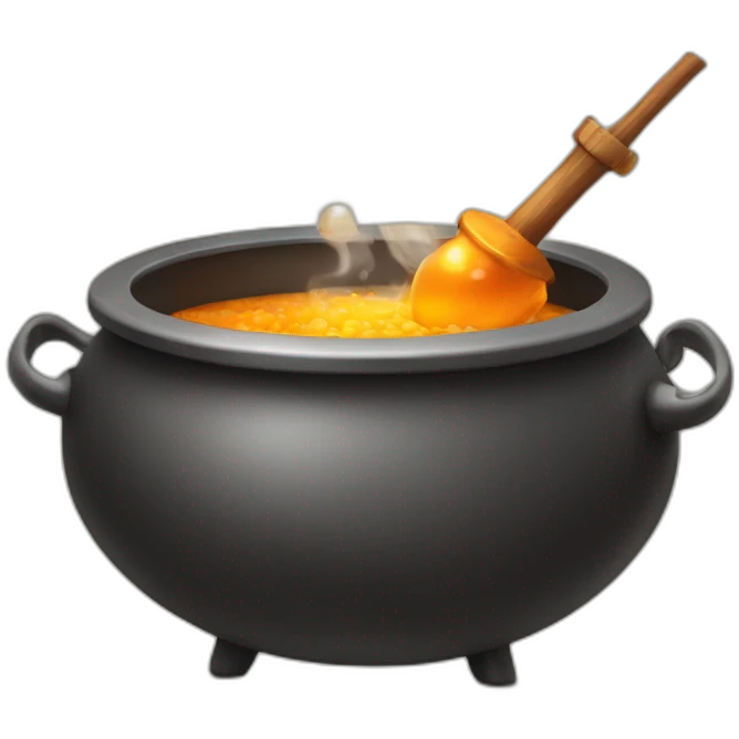 potion cauldron mixing ingredients emoji