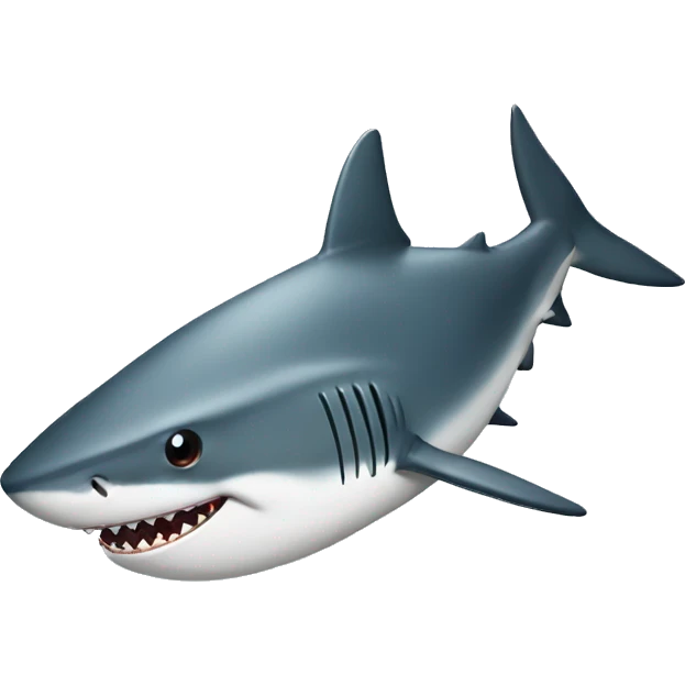 A shark emoji