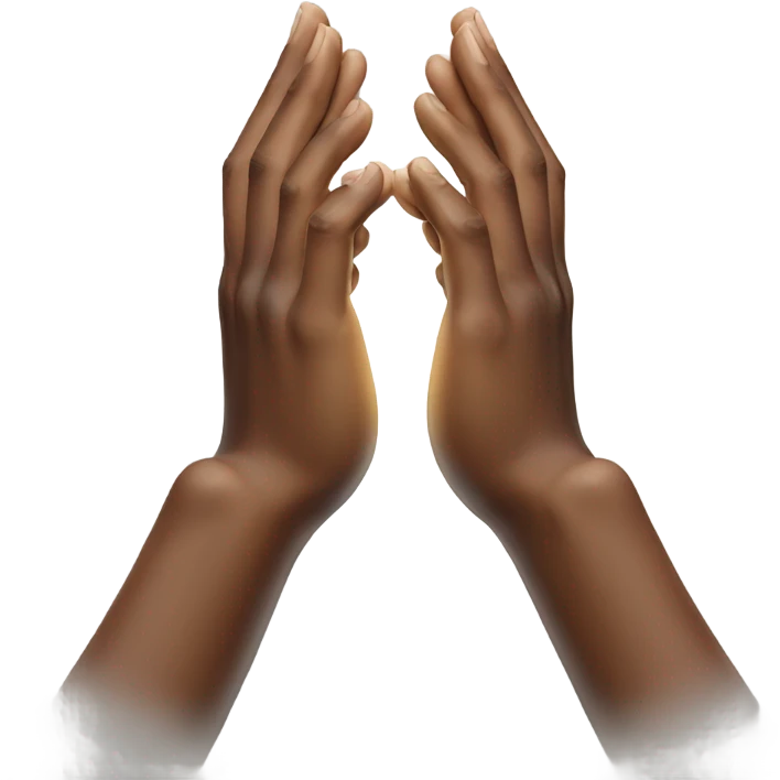 Hands are praying emoji