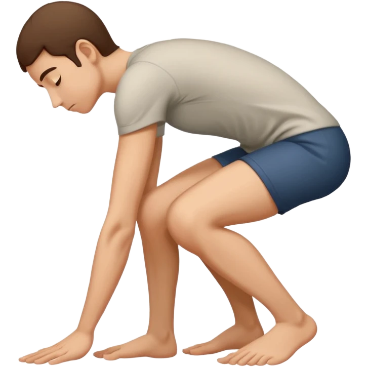 bending over emoji