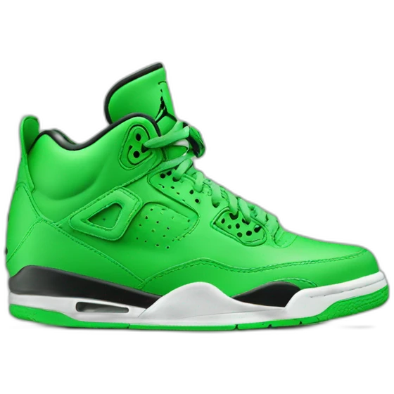 Green-jordan-sneaker emoji