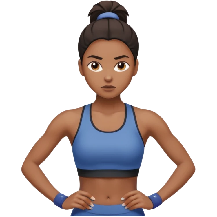 woman working out emoji